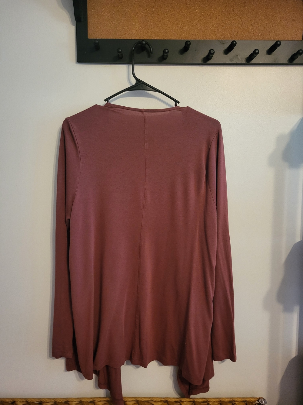 Torrid 0x Super Soft Knit Open Cardigan in Dusty Rose - Picture 5 of 5